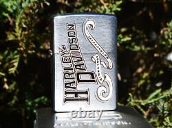 Harley Davidson Croisement Zippo Lighter Bar and Shield Rare # 96854-06V