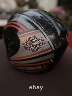 Harley Davidson HD-J1V Ciel cramoisi / Brillant / Bar & Shield / Moyen /