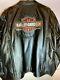 Harley Davidson Homme Midway Black Xl Leather Jacket Bar And Shield