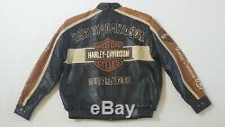 Harley Davidson Hommes Prestige Cuir Made USA Veste Bar & Shield 97000-05vm XL