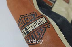 Harley Davidson Hommes Prestige Cuir USA Fabriqué Veste Bar & Shield 97000-05vm L