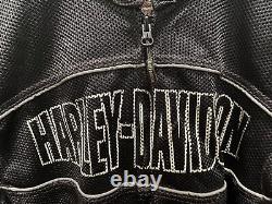Harley Davidson Hommes Sz L Bar & Shield Logo Mesh Gear Veste Blindée 98304-10vm
