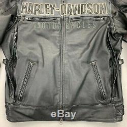 Harley Davidson Horizon Men Trademark Bar & Shield Veste En Cuir M 97192-14vm