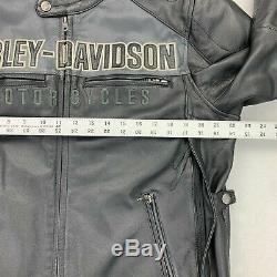 Harley Davidson Horizon Men Trademark Bar & Shield Veste En Cuir M 97192-14vm