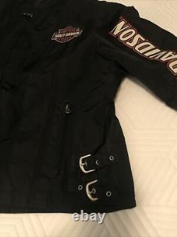 Harley Davidson Jacket Homme Taille Grande Barre Nylon & Bouclier Ceinturé 98001-03vm