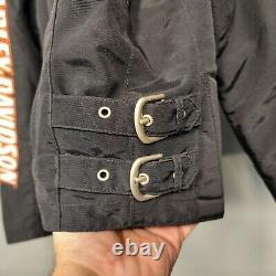 Harley Davidson Jacket Homme XL Nylon Bar & Shield Belted 52 Coffre
