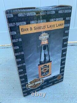 Harley Davidson Lava Lamp Bar & Shield, Rare, 19,5 Nouveauté En Boîte
