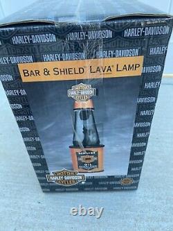 Harley Davidson Lava Lamp Bar & Shield, Rare, 19,5 Nouveauté En Boîte