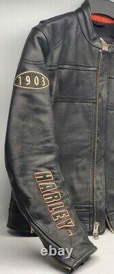 Harley Davidson Limited Edition Brody Leather Riding 1903 Bar Shield Veste? M