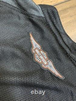 Harley Davidson Mens Bar & Shield Logo Mesh Veste 98233-13vm. Taille 2xlarge