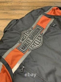 Harley Davidson Mens Classic Functional Textile Riding Jacket Taille L Bar&shield
