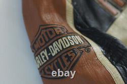 Harley Davidson Mens Prestige Leather USA Made Jacket Bar & Shield 97000-05vm XL