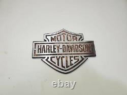 Harley Davidson Metal Art Hommage Bar & Shield Panneau Mural Harley Davidson Cadeau Mo