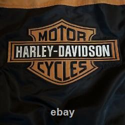 Harley Davidson Motorcycle Racing Bomber Windbreaker Bar & Shield Veste Homme M