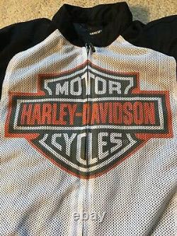 Harley Davidson Motos Bar & Shield Logo Mesh Jacket + Body Armor Hommes L