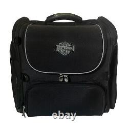 Harley-Davidson Sac de bagages de voyage zippé Bar & Shield en nylon noir d'occasion en bon état