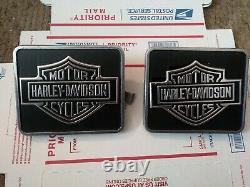 Harley Davidson Shovelhead Nos Saddlebag Guard Rail Bar & Shield Insigne 90951-79