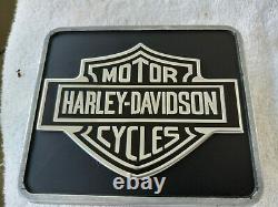 Harley Davidson Shovelhead Nos Saddlebag Guard Rail Bar & Shield Insignes90951-79