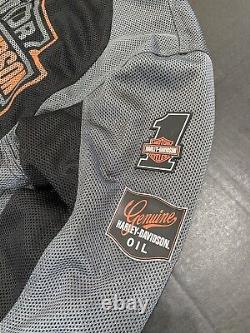 Harley Davidson Veste D'équitation Pour Hommes XL Bar & Shield Mesh Moto