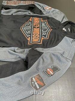 Harley Davidson Veste D'équitation Pour Hommes XL Bar & Shield Mesh Moto