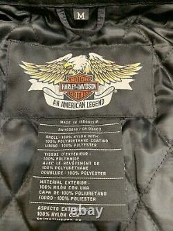 Harley Davidson Veste Hommes Nylon Bar & Shield Taille Ceinturée Moyenne