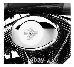 Harley Oval Chrome Bar & Shield Air Cleaner Cover Nostalgique Flstn Vtg Logo Flsts