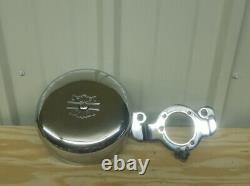 Harley-davidson Bar Et Bouclier Nostalgique Air Cleaner Cover And Mount-free Shipping
