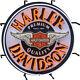 Harley-davidson Bar Motorcycle Winged Shield Logo Neon Rétro Signe Acrylique 24 D