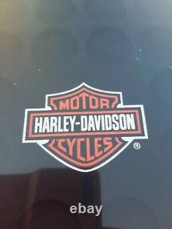 Harley-davidson Bar & Shield 76 Poker Chip Collectors Frame Wall Mount 6976