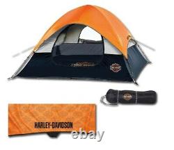 Harley-davidson Bar & Shield Orange & Black Road Prêt Tente 3-man Hdl-10011a