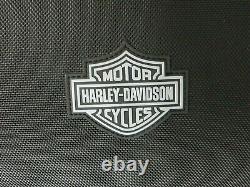 Harley-davidson Bar & Shield Sac À Bagage Nuitée Noir Nylon-brand Nouveau Avec Tag