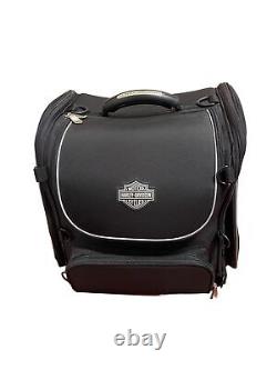 Harley-davidson Bar & Shield Zippered Touring Bagage Bagage Nylon Noir