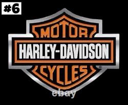 Harley-davidson Bracelet Homme Triple Bouclier Boyfriend Cadeau De Mari Boîte À Messages