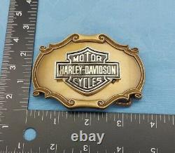 Harley-davidson Ceinture Buckle Bar & Shield Vintage 1978 Nouveauté Dans La Boîte D'origine
