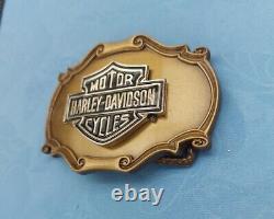 Harley-davidson Ceinture Buckle Bar & Shield Vintage 1978 Nouveauté Dans La Boîte D'origine