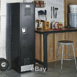 Harley-davidson D'eagle Bar & Shield Métal Steel Storage Locker Cabinet Noir