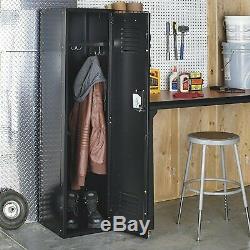 Harley-davidson D'eagle Bar & Shield Métal Steel Storage Locker Cabinet Noir