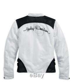 Harley-davidson Femmes Veste D'équitation Mesh, Callahan Bar & Shield 98092-15vw