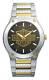 Harley-davidson Homme Gold Bar & Shield Stainless Steel Watch, Argent 78a126