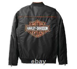 Harley-davidson Homme Sans Temps Bar & Shield Bomber Jacket 98401-22vm Grand