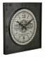 Harley-davidson Industriel Bar & Shield Metal Square Horloge, 24 Pouces Hdl-16644
