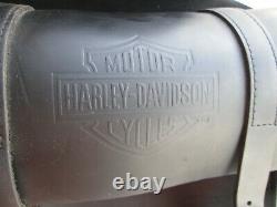 Harley-davidson Leather Bar&shield Logo Sacoches Shovelhead Fx Fxs Fxwg Nos