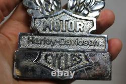 Harley dossier de sissy avec insert d'aile Bar & Shield Vieux Vintage FXR Shovelhead EPS24078