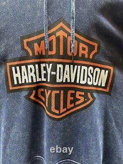 Hoodie Bleu Westcoast Bar & Shield pour Hommes Harley-Davidson 96022-23VM