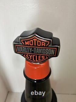 Lampe publicitaire Harley Davidson Bar & Shield en lave/mouvement testée