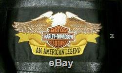 Manteau En Cuir Pour Homme Harley Davidson Bar And Shield Medium Med M