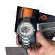 Montre Pour Dames En Acier Inoxydable Harley-davidson Bar & Shield Flames 76l191 Nib