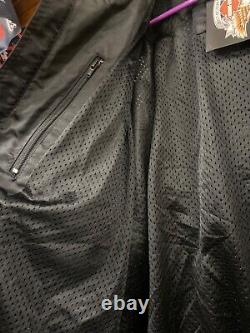 NOUVEAU Blouson en nylon Harley-Davidson pour hommes XXXL noir et gris avec logo Bar & Shield