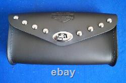 New Genuine Harley Davidson Bar & Shield Sac De Pare-brise En Cuir 1994-2022