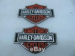 Nos Harley Davidson New Bar & Shield Réservoir De Gaz Médaillon Badges Emblèmes Fxr
